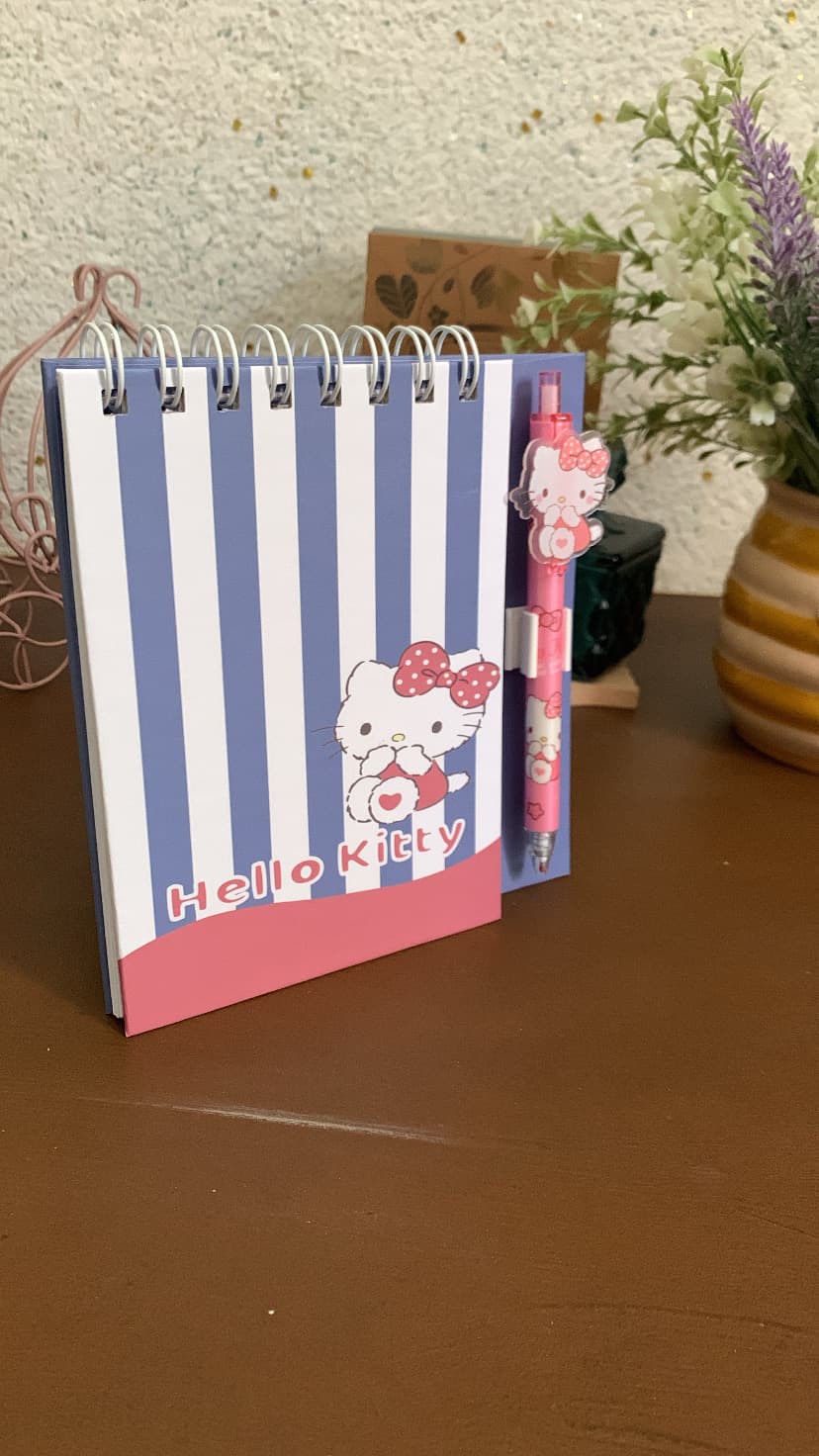 Bloco de Anotações Hello Kitty