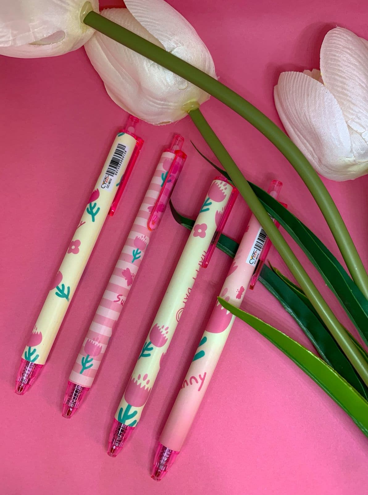 Caneta Tulipas Retrátil