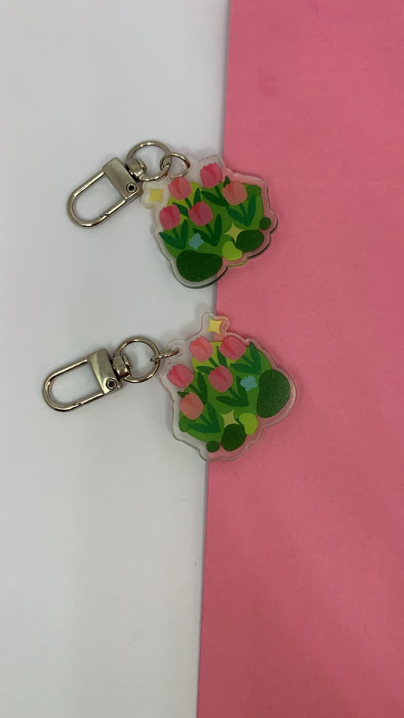 Chaveiro Arbusto de Tulipas