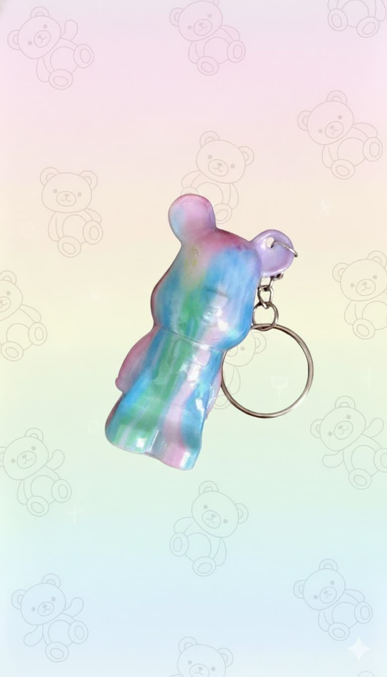 Lip Gloss Urso Tie-Dye - imagem 2
